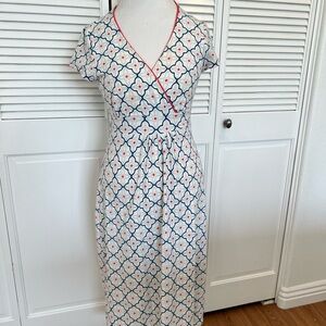 BODEN PRINT DRESS SIZE 6
